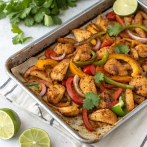 Sheet Pan Chicken Fajitas