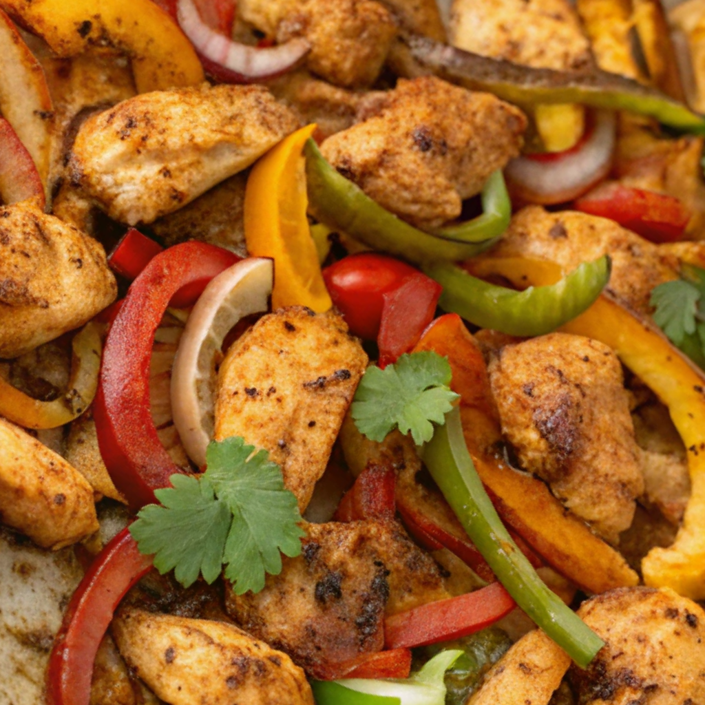 Sheet Pan Chicken Fajitas