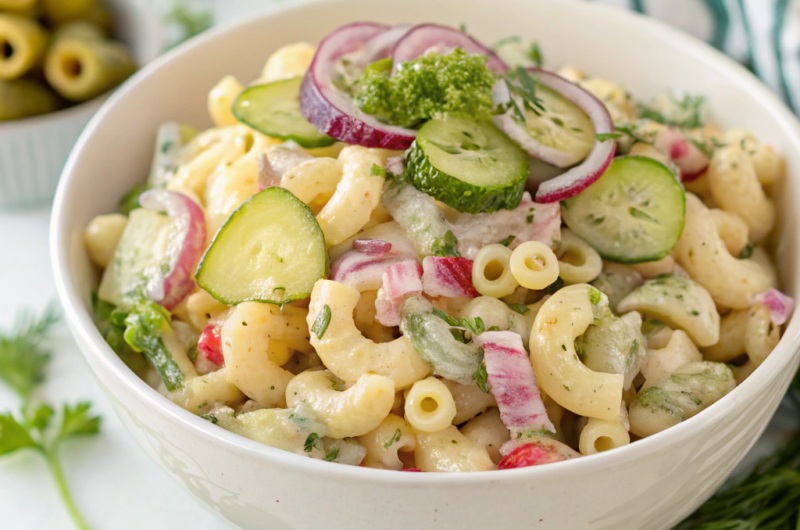 Dill Pickle Pasta Salad Recipe: The Ultimate Tangy and Creamy Side Dish