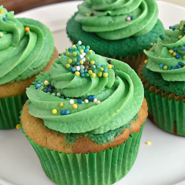 Green Cupcakes Recipe