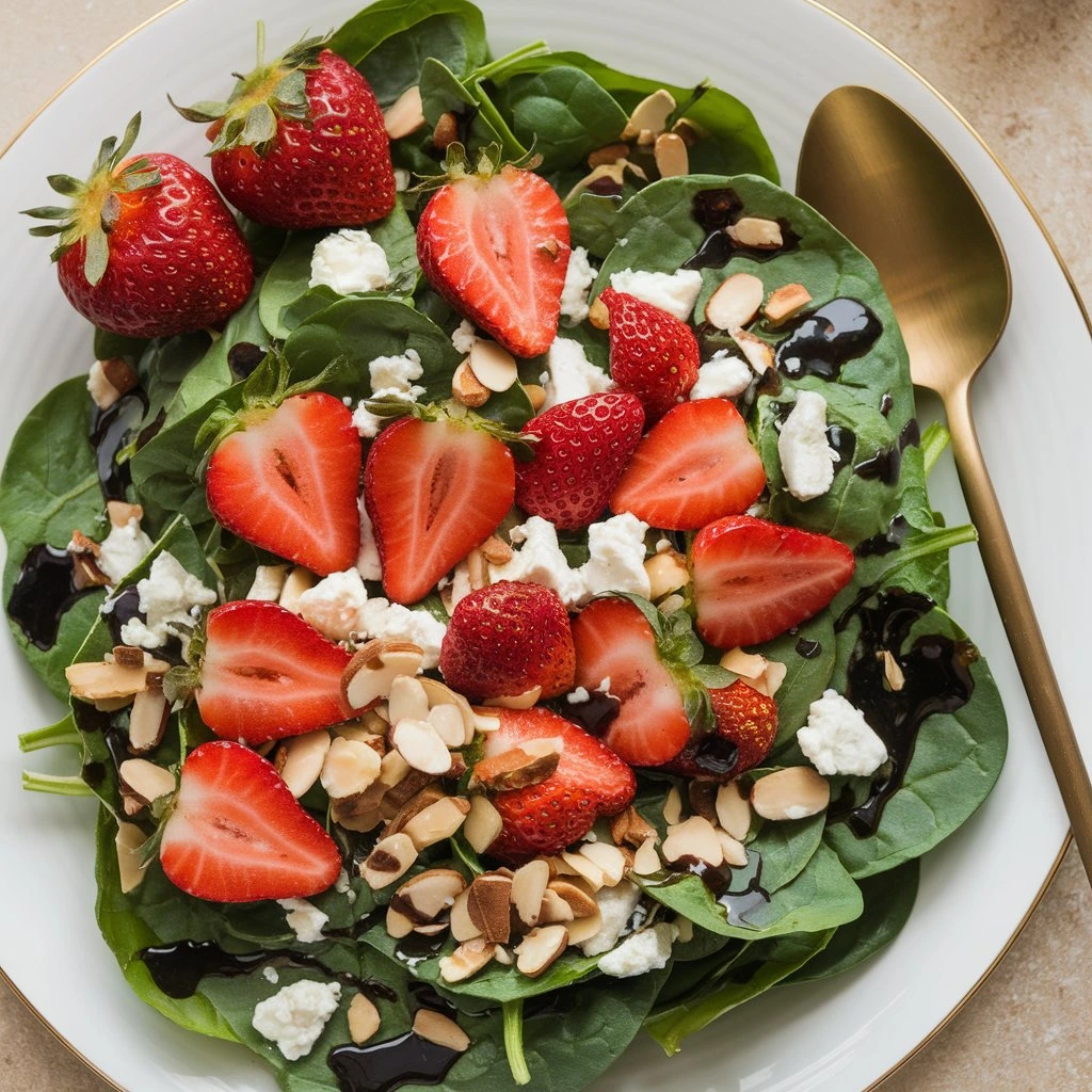 Strawberry Spinach Salad