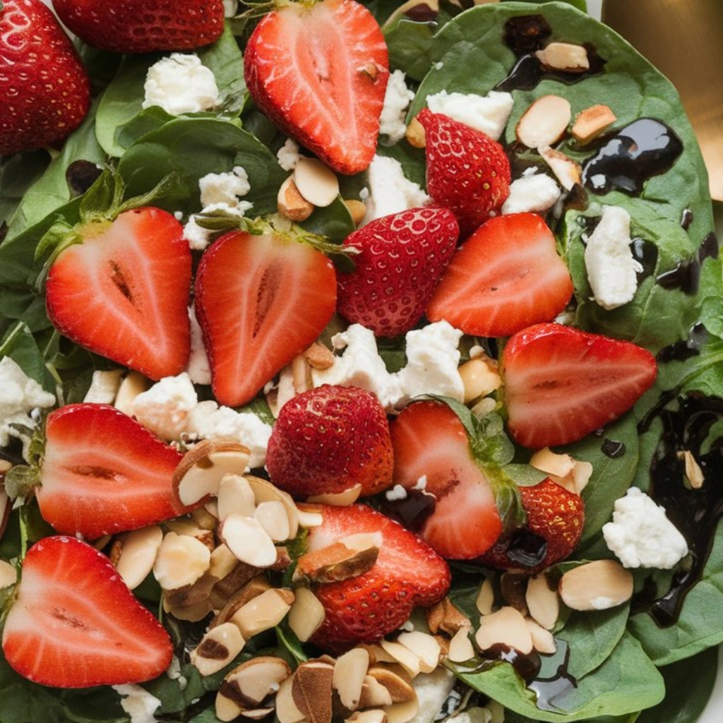 Strawberry Spinach Salad