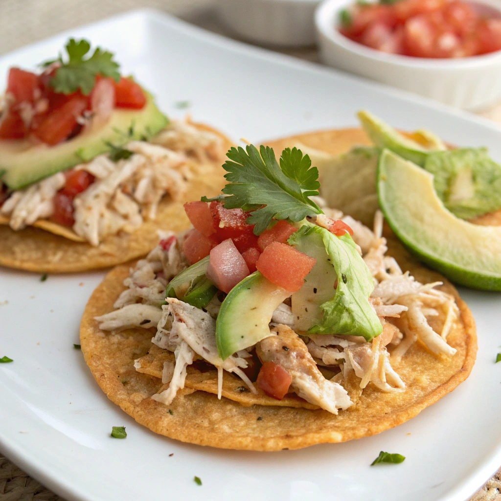 Chicken Tostadas