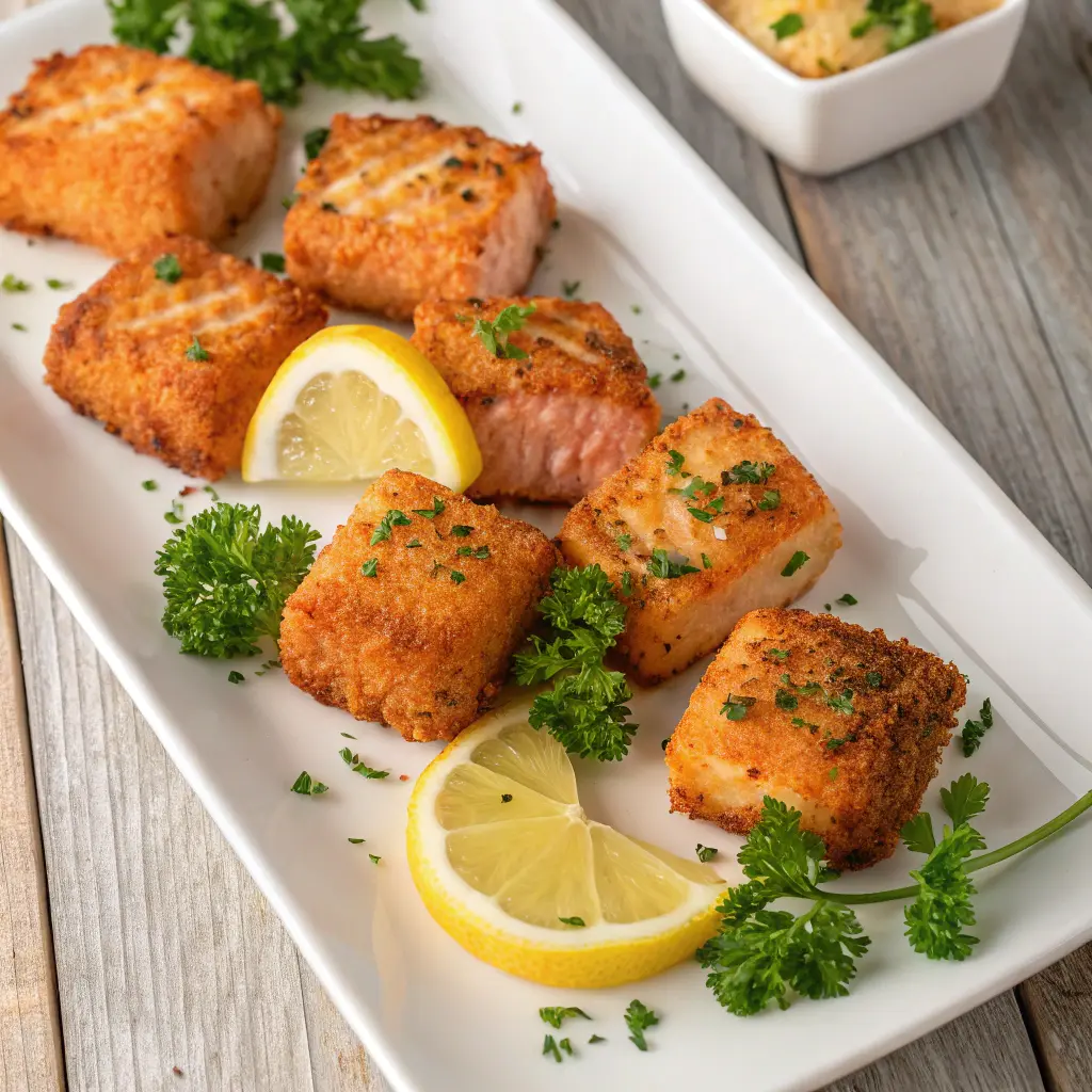Air Fryer Salmon Bites