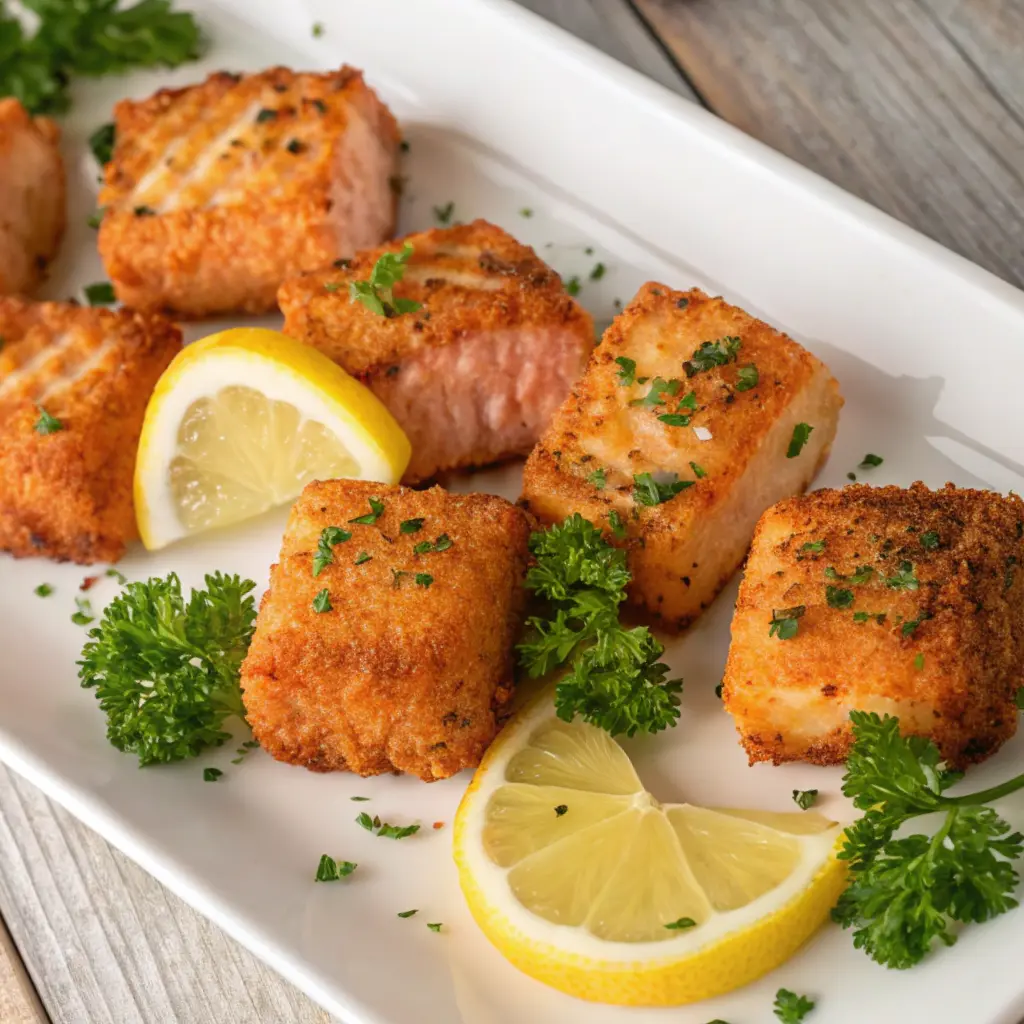Air Fryer Salmon Bites