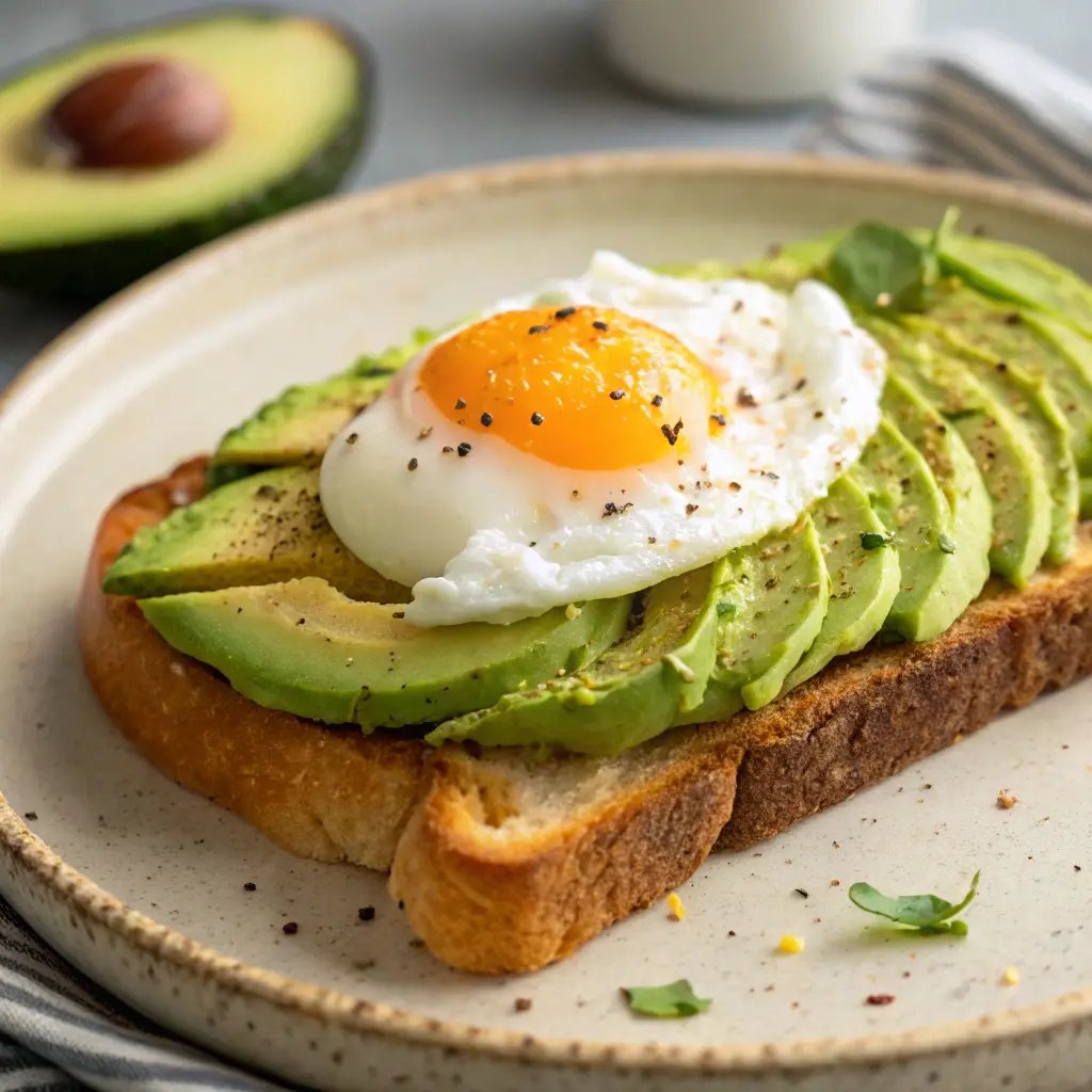 5 Minute Avocado Toast With Egg Satisfying So Easy