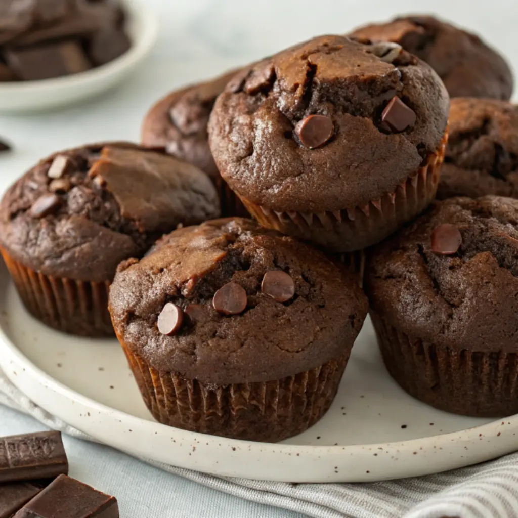 Double Chocolate Muffins
