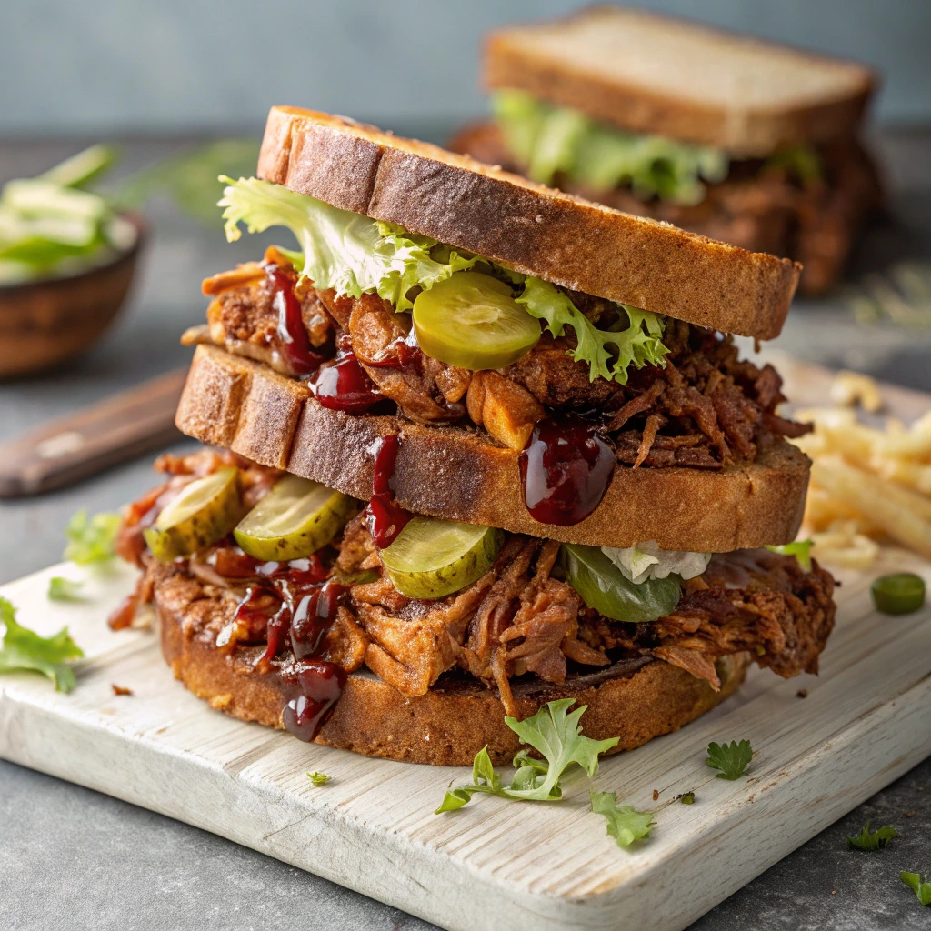BBQ Jackfruit Sandwich
