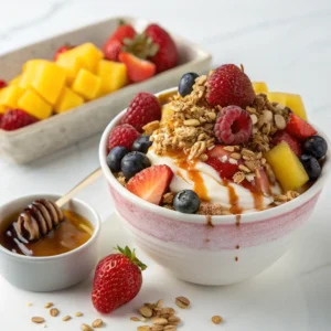 Frozen Yogurt Parfaits