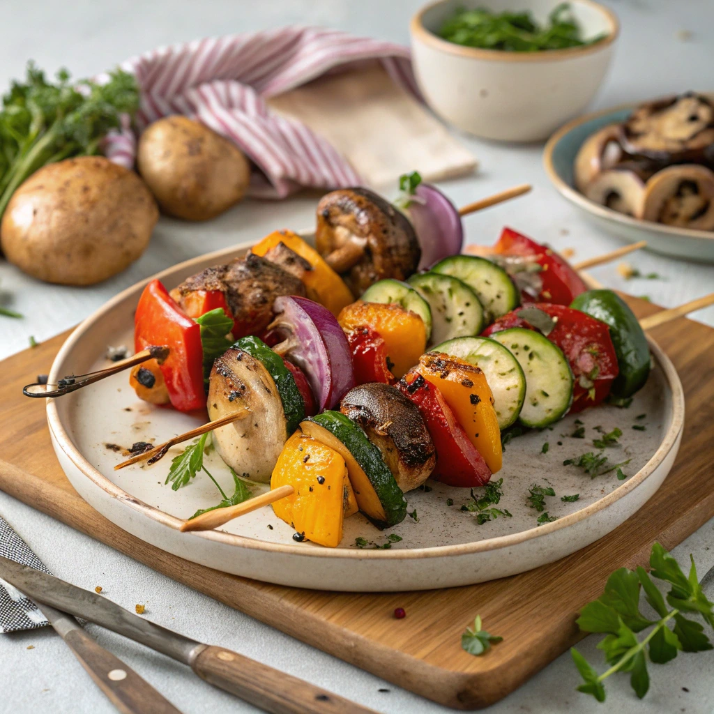 Grilled Veggie Kabobs