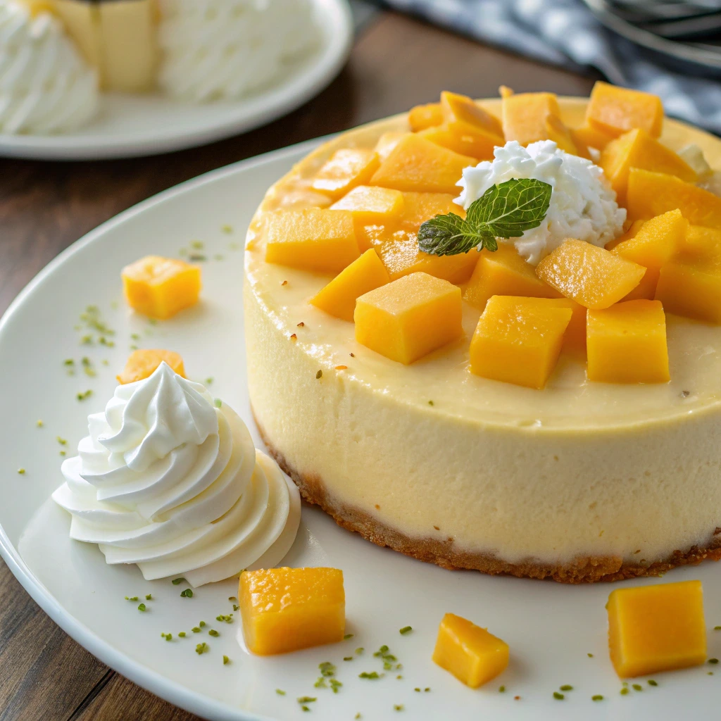 mango-cheesecake