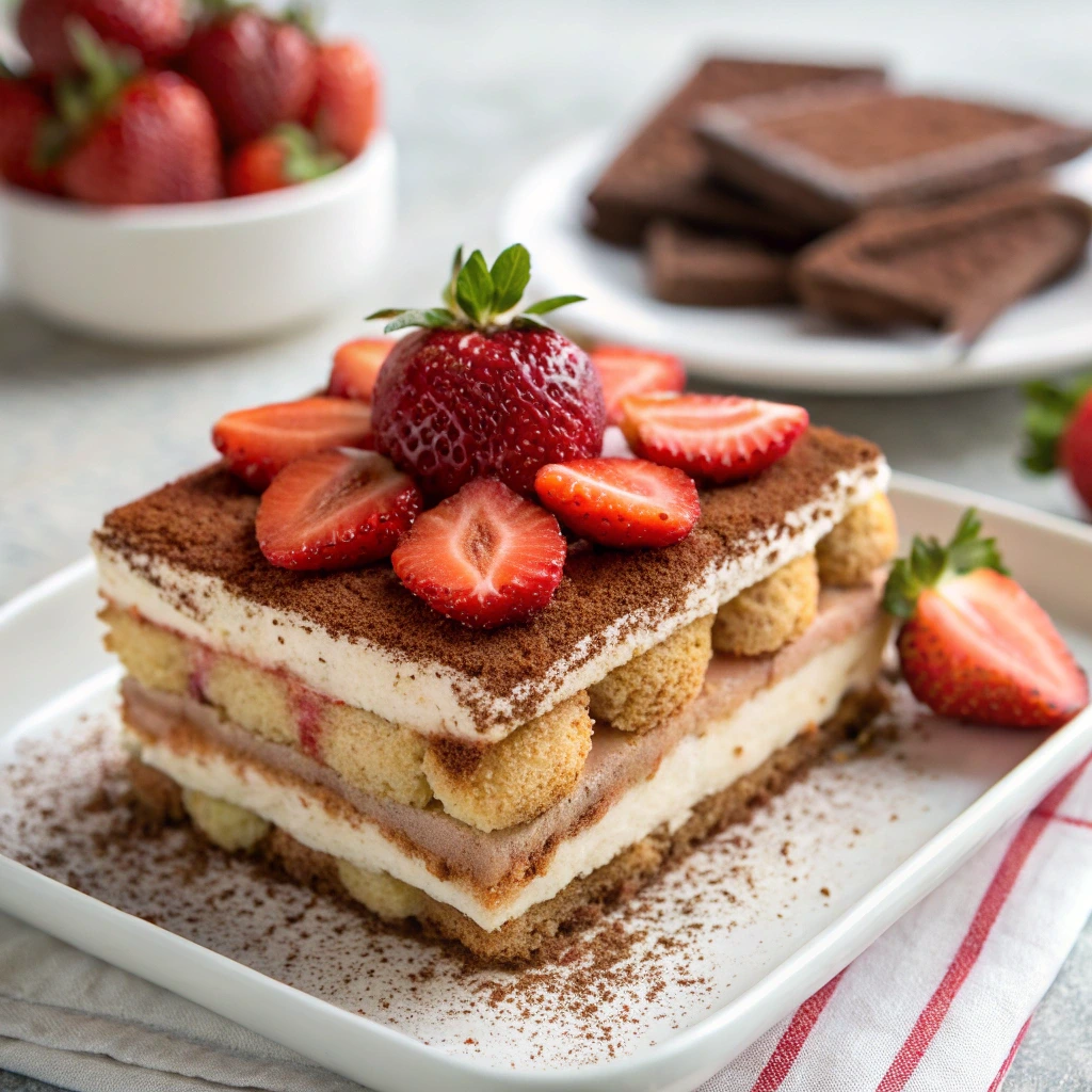 strawberry-tiramisu