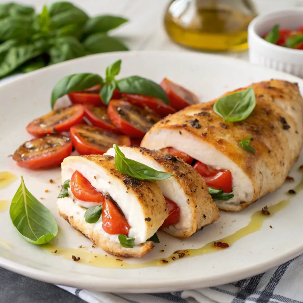 Caprese Stuffed Chicken
