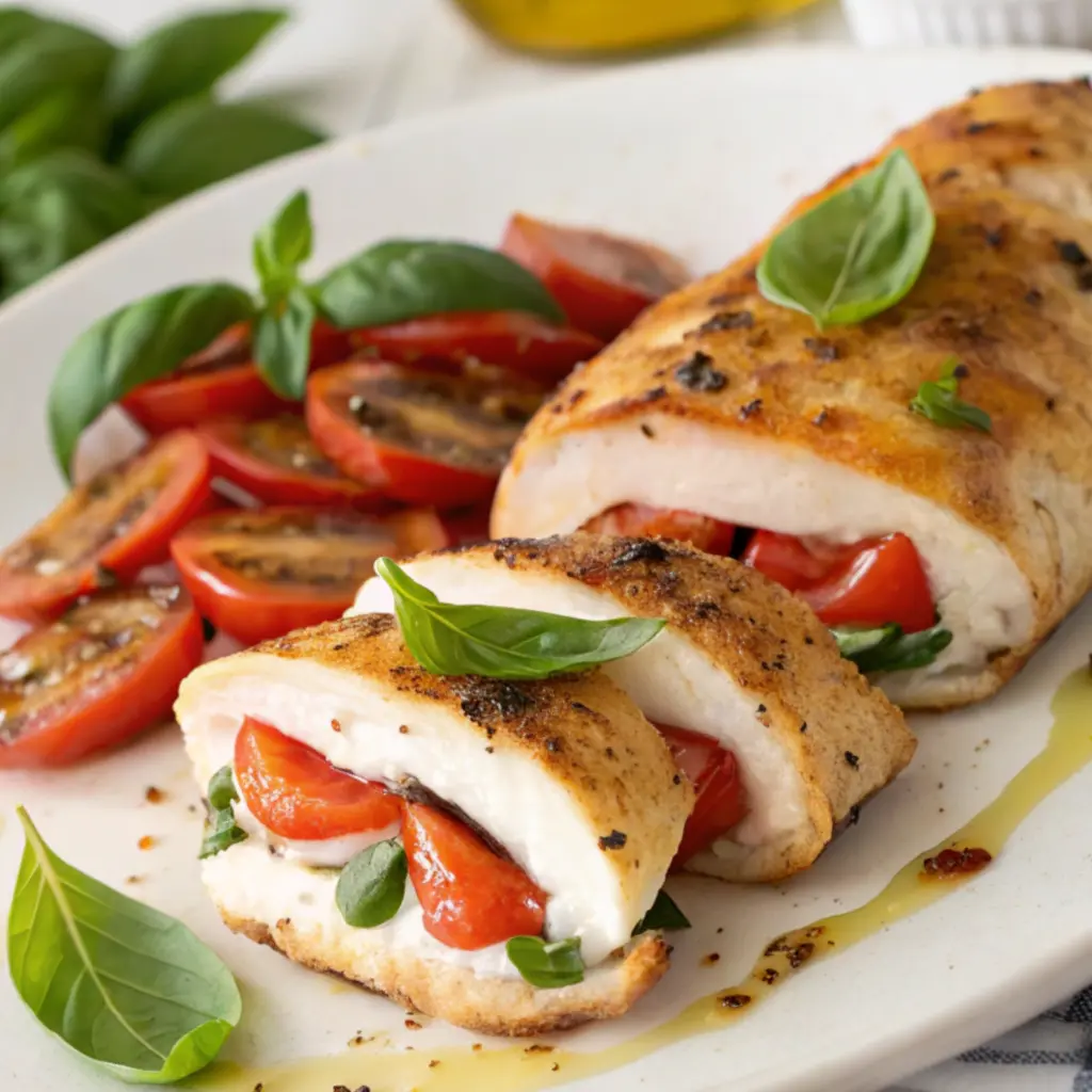 Caprese Stuffed Chicken