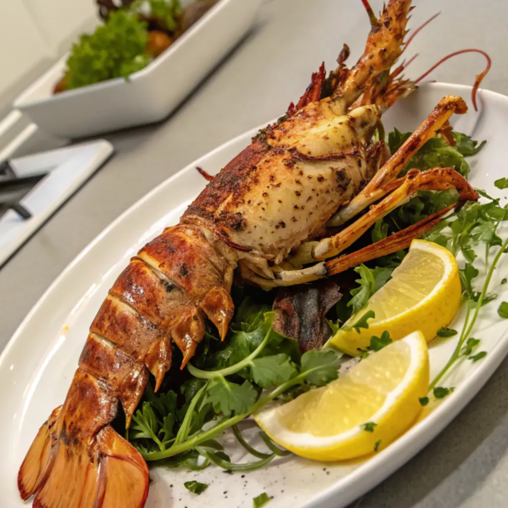 Grilled lobster