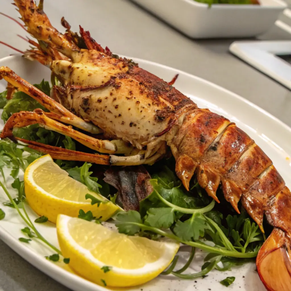 Grilled lobster