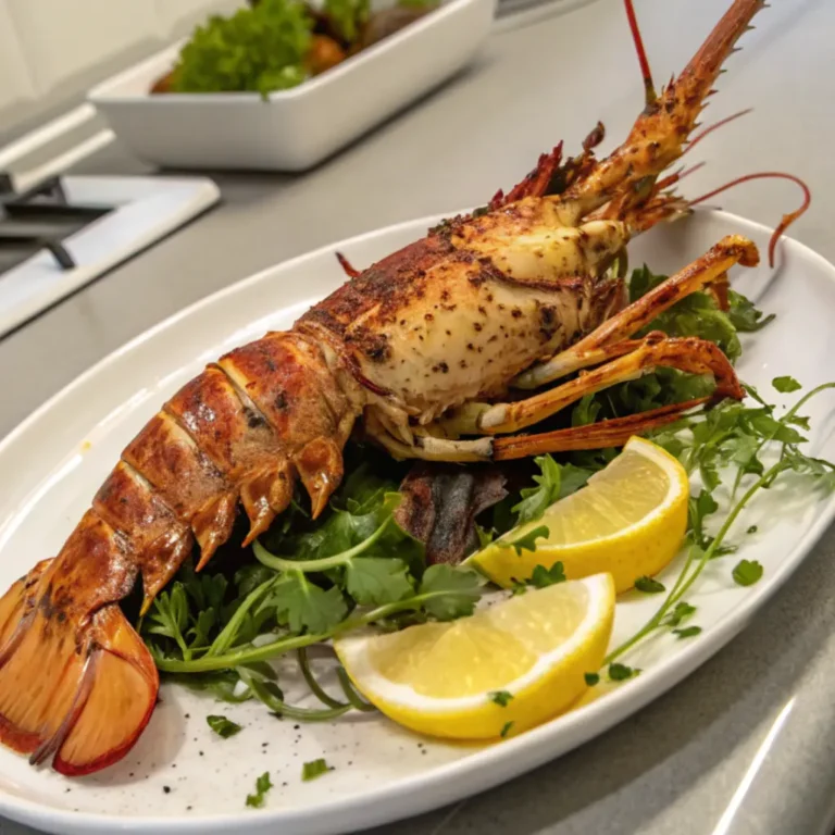 Grilled lobster