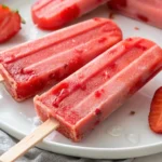 Strawberry Popsicles