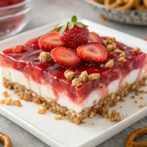 Strawberry Pretzel Salad