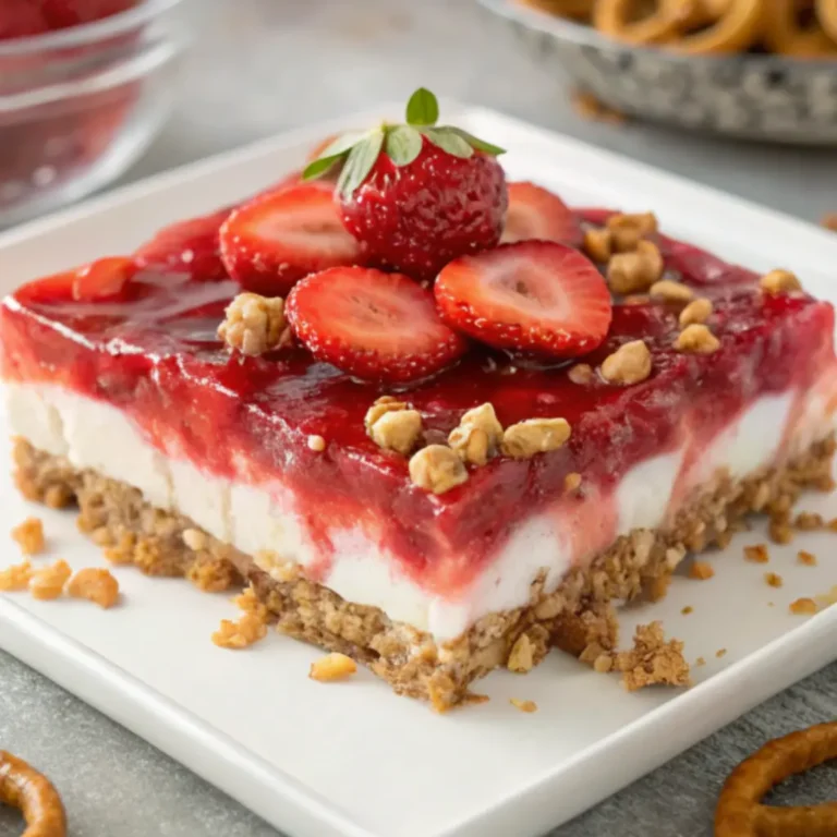 Strawberry Pretzel Salad
