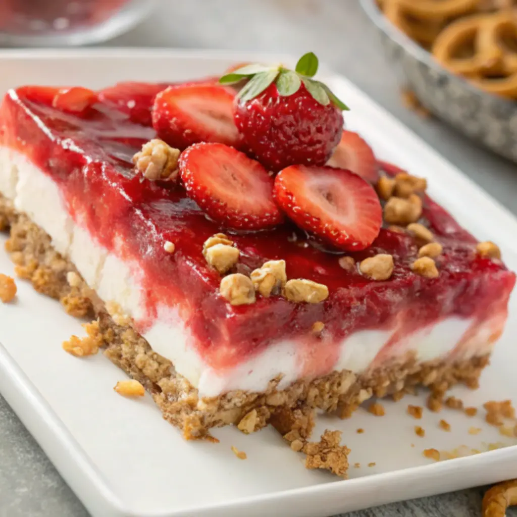 Strawberry Pretzel Salad