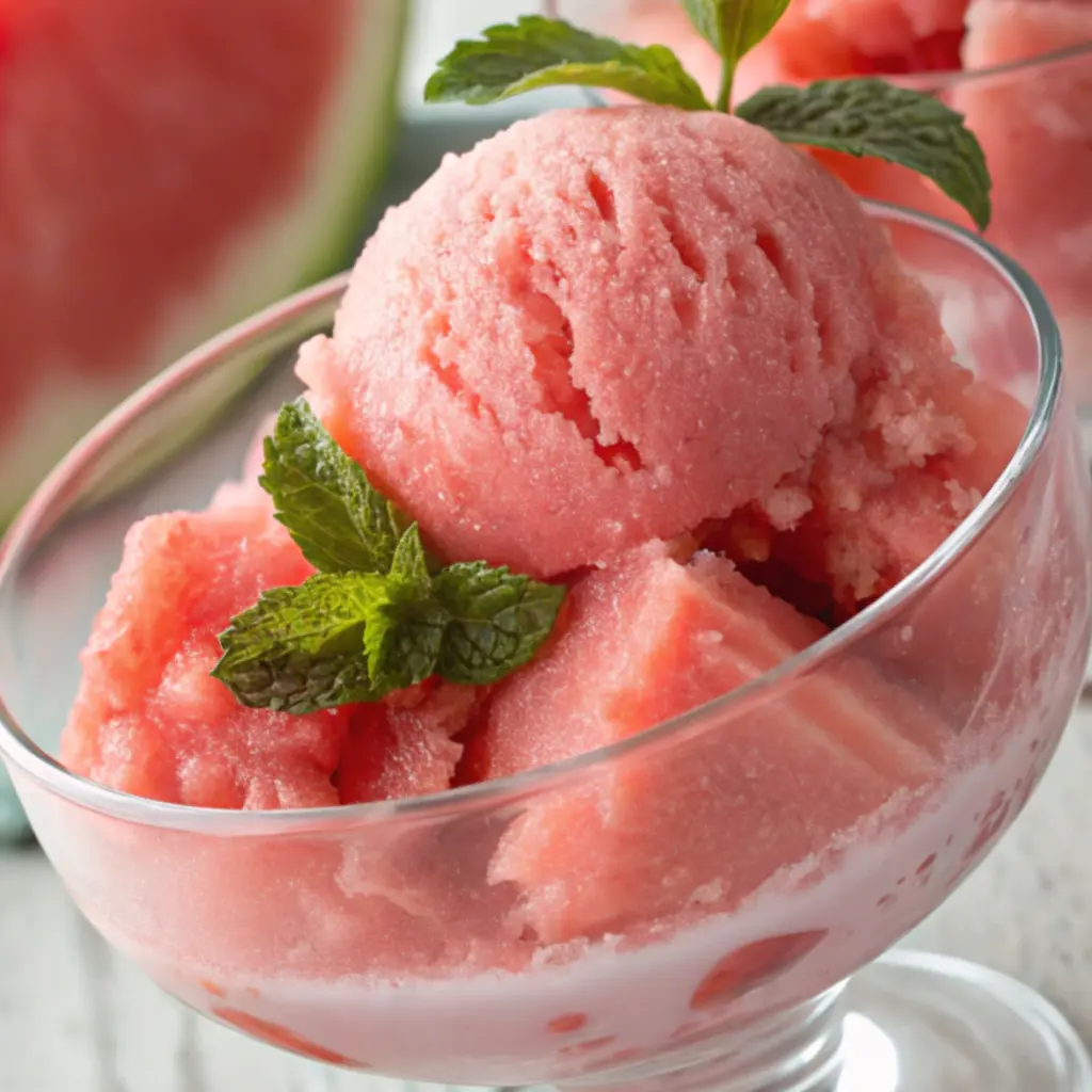 Watermelon sorbet