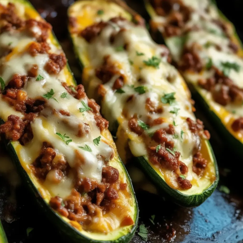 Stuffed Zucchini Boats