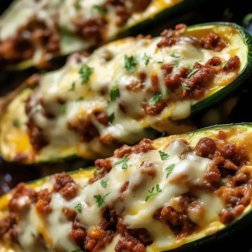 Stuffed Zucchini Boats