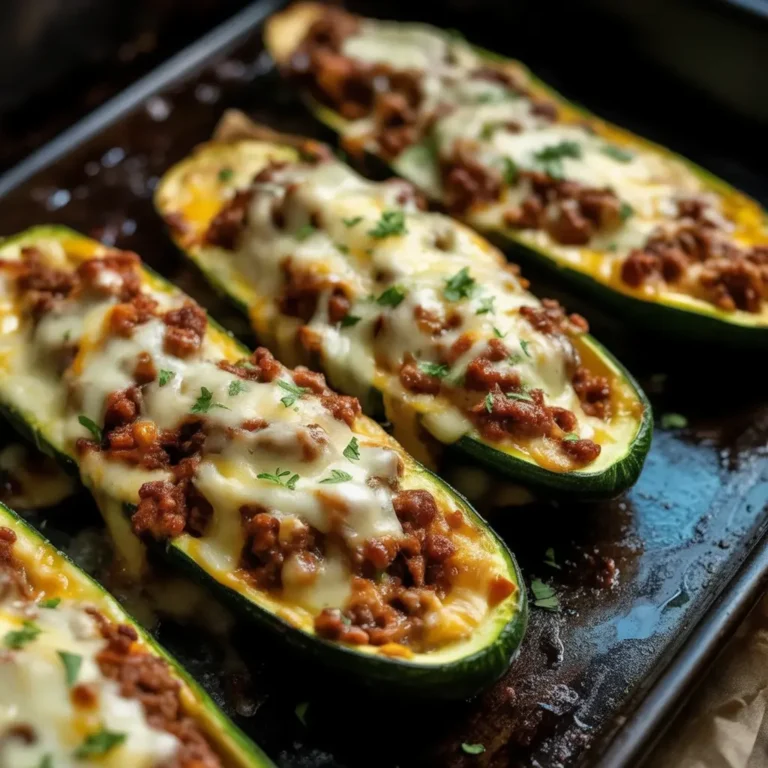 Stuffed Zucchini Boats