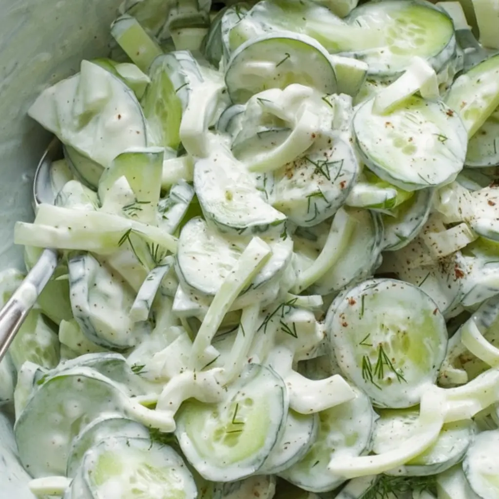 Creamy Cucumber Salad