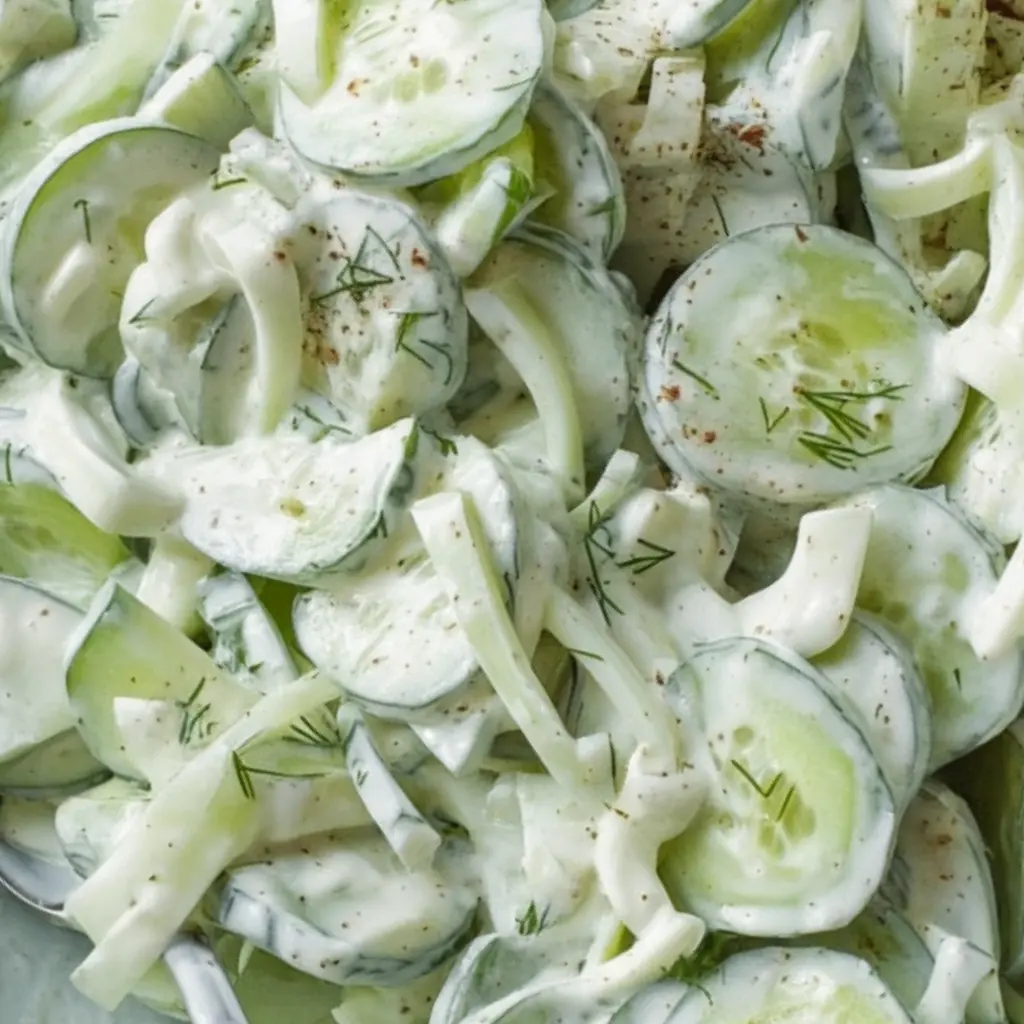 Creamy Cucumber Salad