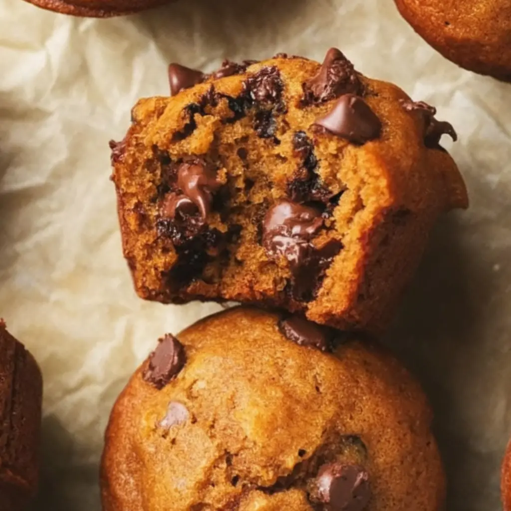 Pumpkin Chocolate Chip Muffins
