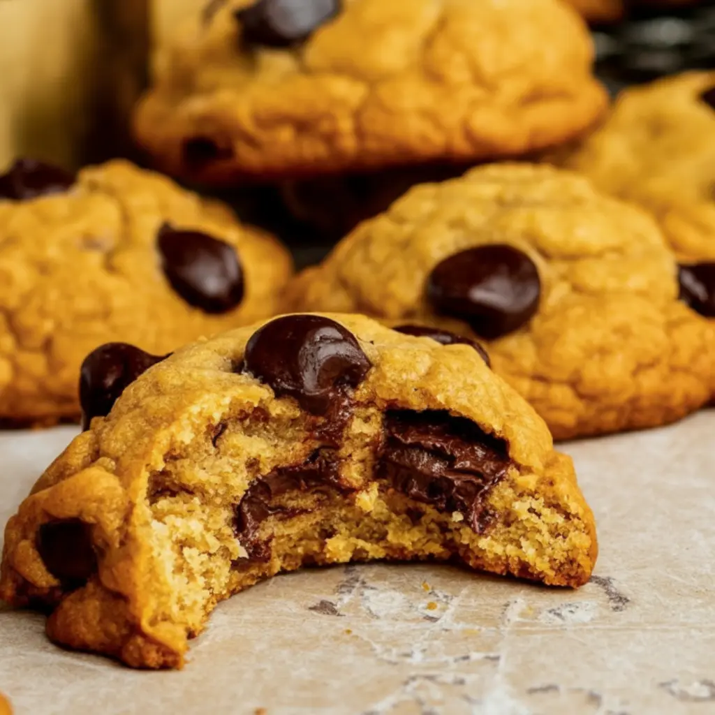 Pumpkin Chocolate Chip Cookies