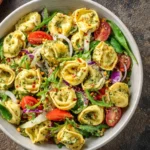 Cheese Tortellini Salad with Pesto