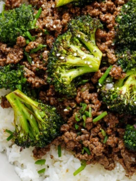 Ground Beef and Broccoli