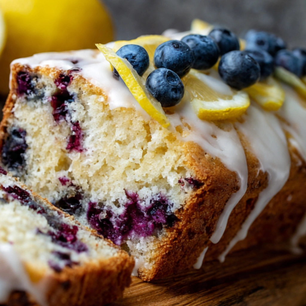 Lemon Blueberry Loaf Cake