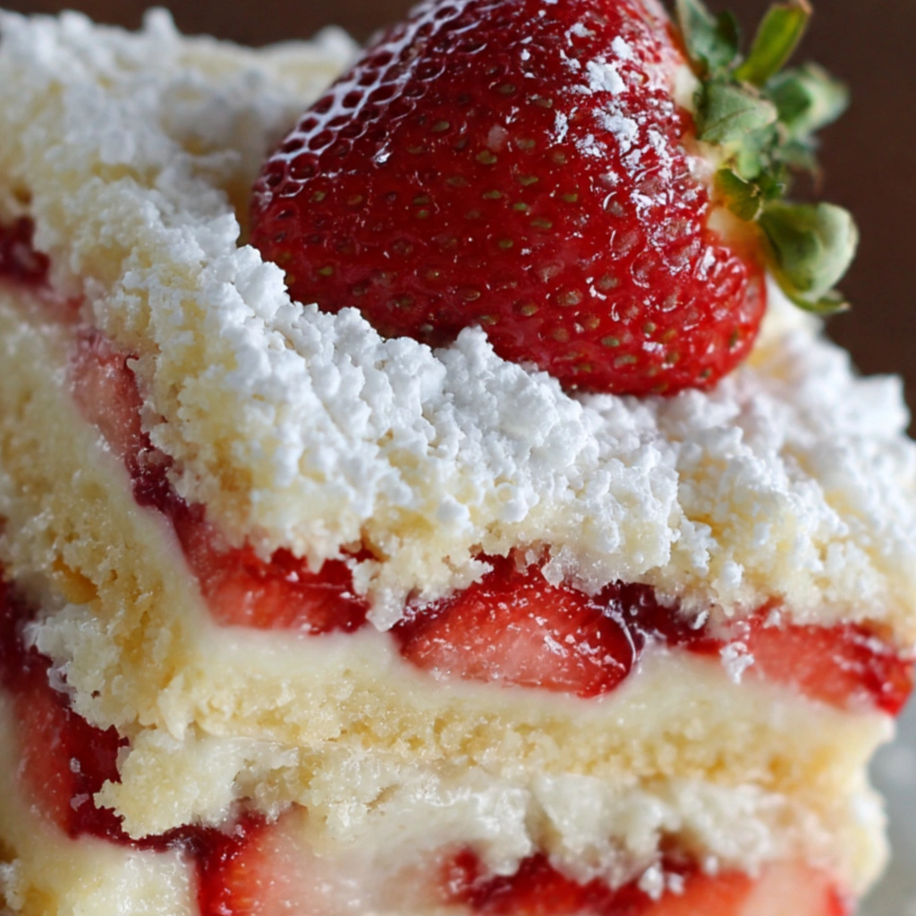 Strawberry Shortcake Bars