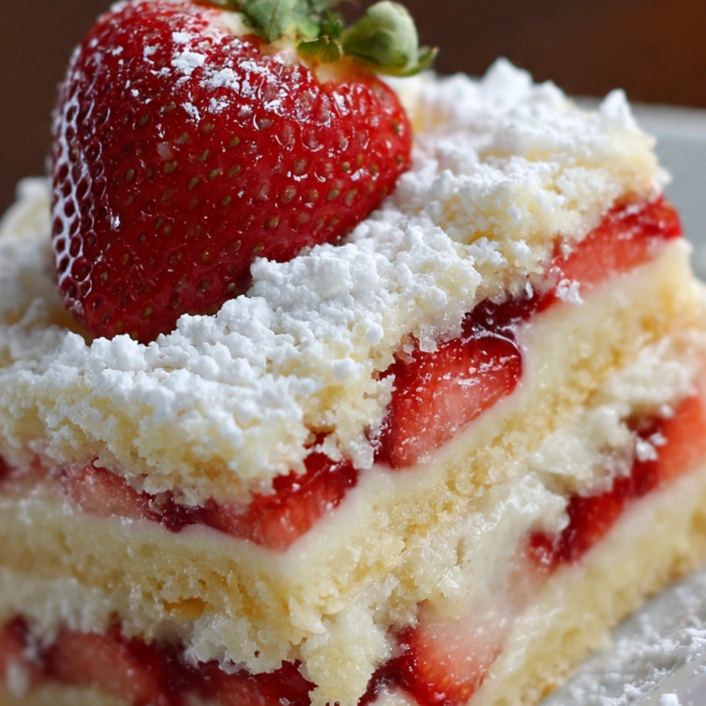 Strawberry Shortcake Bars